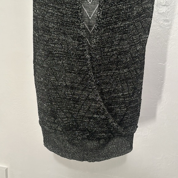 PARKER Silver & Black Open Back Tank Top Size CS PERFECT CONDTION - Picture 10 of 11